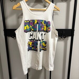 Haters Can’t See Me Cuz the Money in the Way Tank Top Men’s Medium